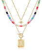 MJartoria Layered Initial Necklaces for Women