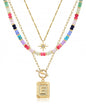 MJartoria Layered Initial Necklaces for Women