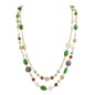 Bocar Long Necklaces for Women Trendy, Boho Layered Crystal Beaded Collar Necklaces for Women, Fashion Statement Necklaces Jewelry