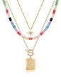 MJartoria Layered Initial Necklaces for Women