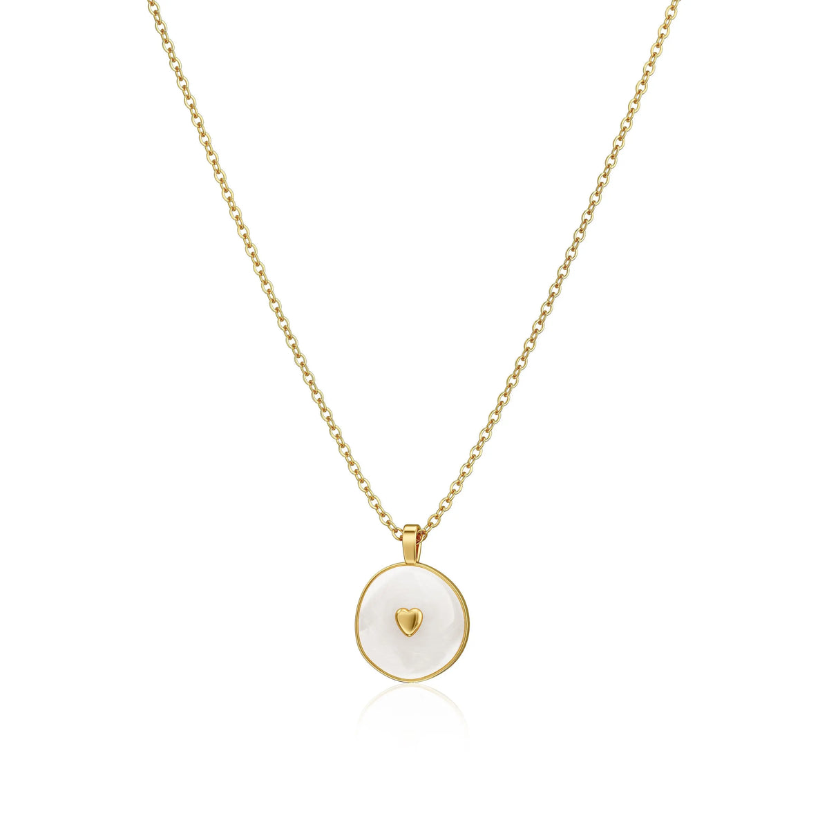 Tewiky 14K Gold/Silver Plated Heart Shape Pendant Magnetic Necklace for Women Dainty Fashion Choker Necklace Jewelry Love Party Mother's Day Gift