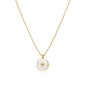 Tewiky 14K Gold/Silver Plated Heart Shape Pendant Magnetic Necklace for Women Dainty Fashion Choker Necklace Jewelry Love Party Mother's Day Gift