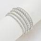17KM Women's Gold Plated Beaded Bracelet - Adjustable, Waterproof Costume Jewelry, Everyday Wear Bracelet Stacks, Ideal Gifts for Sohochic Casual Accessory Enthusiasts