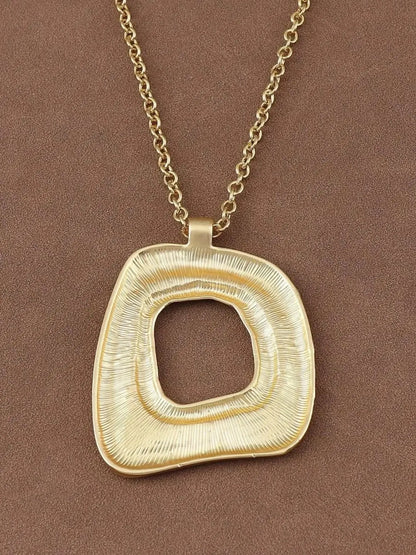 Boho Style Statement Pendant Necklace, Fashionable Daily & Party Accessory, Modern Jewelry, Trendy Charms Necklace, Fashion Chic Accessories, Necklace Gift