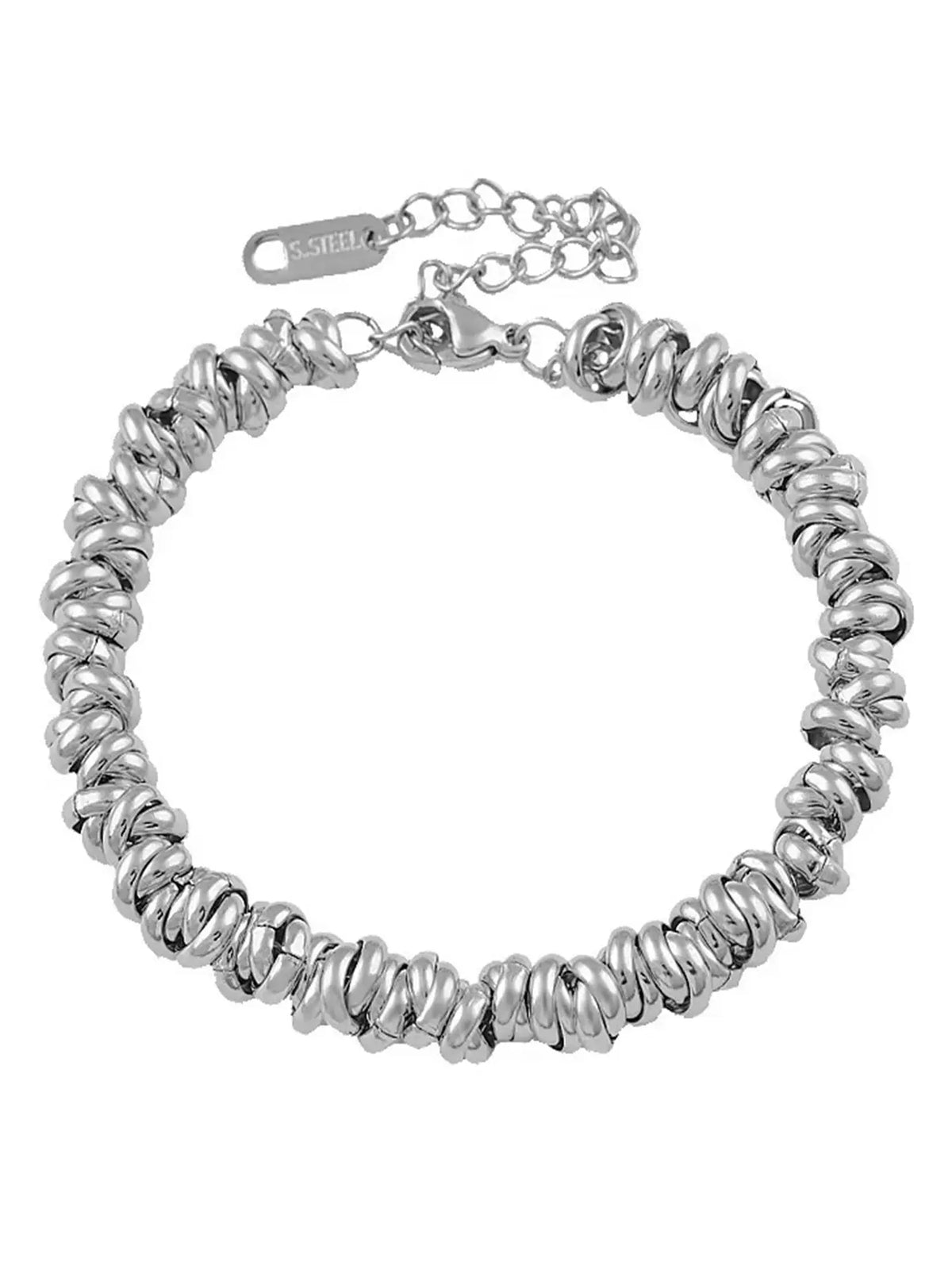 Vintage Adjustable Twisted-Chain Bracelet for Women and Girls, Ideal Gift for Various Occasions