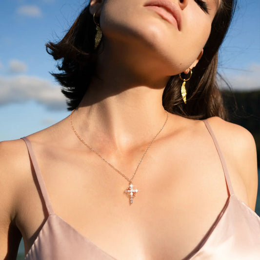 FREEKISS Simple Crown & Cross Pendant Choker Necklace For Women & Men & Girls Pretty Crown Cross Necklace For Daily Clothing Decor Trendy All-match & Exquisite Jewelry For Gift For Christmas Gift trending Jewellery Charm Outdoorfun dealsforyoudays