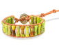 7 Chakra Healing Bracelet for Women Men, Jasper Bead Inspirational Gift