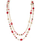 Bocar Long Necklaces for Women Trendy, Boho Layered Crystal Beaded Collar Necklaces for Women, Fashion Statement Necklaces Jewelry