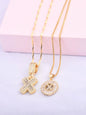 Initials Necklace with Box, 26 Letters Pendant Necklace, Alphabet Letter Necklace for Women & Girls, Fashion Jewelry for Party, Daily Decor, Trendy All-match & Exquisite Jewelry for Birthday Gift, Personalized Initial Necklace, Fashionable Accessory