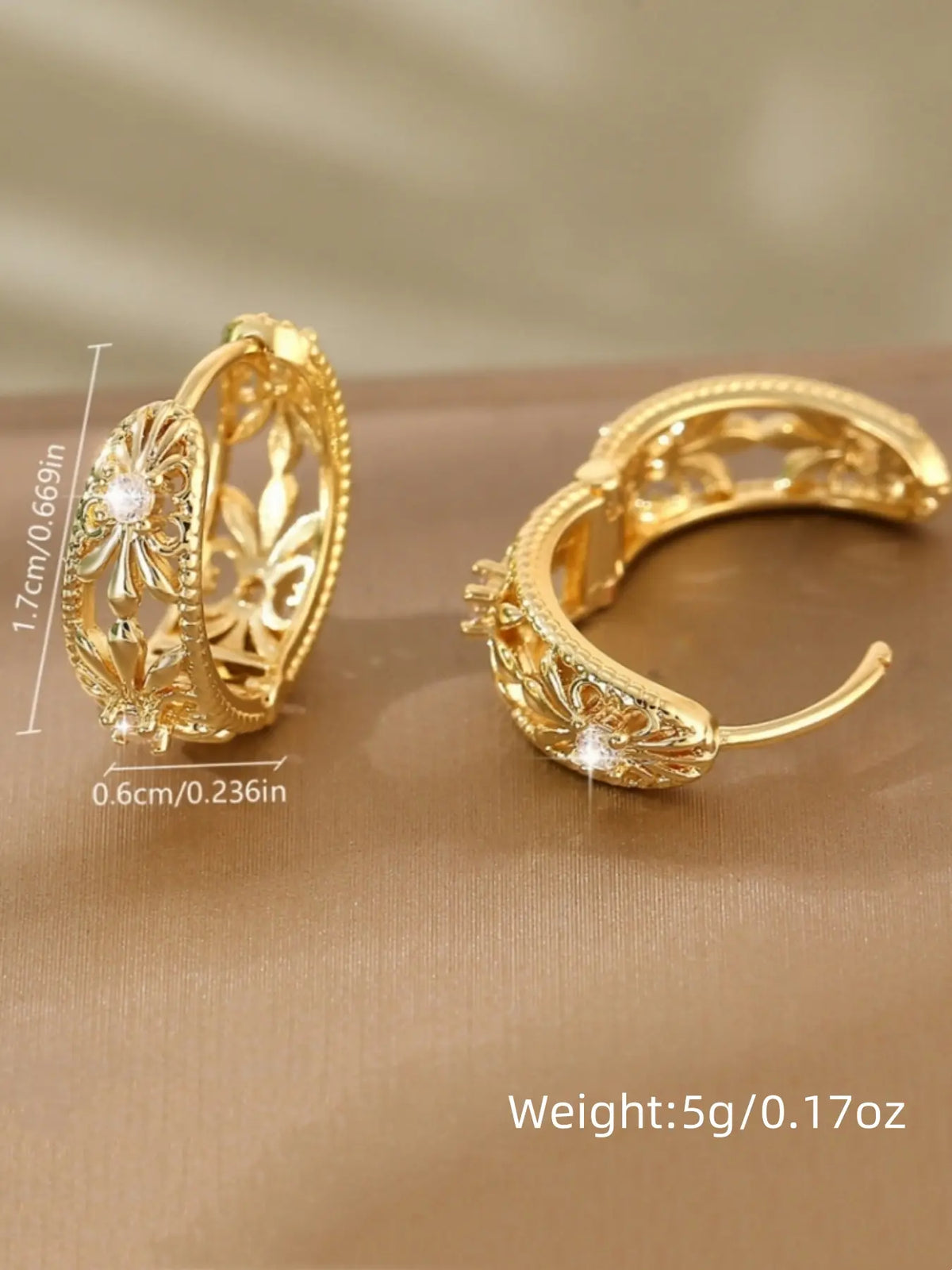 Vintage Hollow Geometric Zircon Circle Hoop Earrings for Women Delicate Figure Copper Earring Jewelry Gifts Statement Earrings