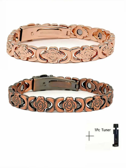 Women's copper magnetic bracelet, a perfect gift for daughters, mothers, or best friends, Copper Bangle, Magnetic Bangle Jewelry. #BlackFriday #FashionWeek