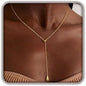 18K Gold-Plated/Silver Necklace for Women, Minimalist Small Pendant Jewelry with Gold Beaded Chain, Trendy Circle Bead and Teardrop Pendant Necklaces for Parties, Birthdays, Weddings, Engagements, and Anniversaries