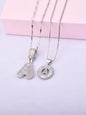 Initials Necklace with Box, 26 Letters Pendant Necklace, Alphabet Letter Necklace for Women & Girls, Fashion Jewelry for Party, Daily Decor, Trendy All-match & Exquisite Jewelry for Birthday Gift, Personalized Initial Necklace, Fashionable Accessory