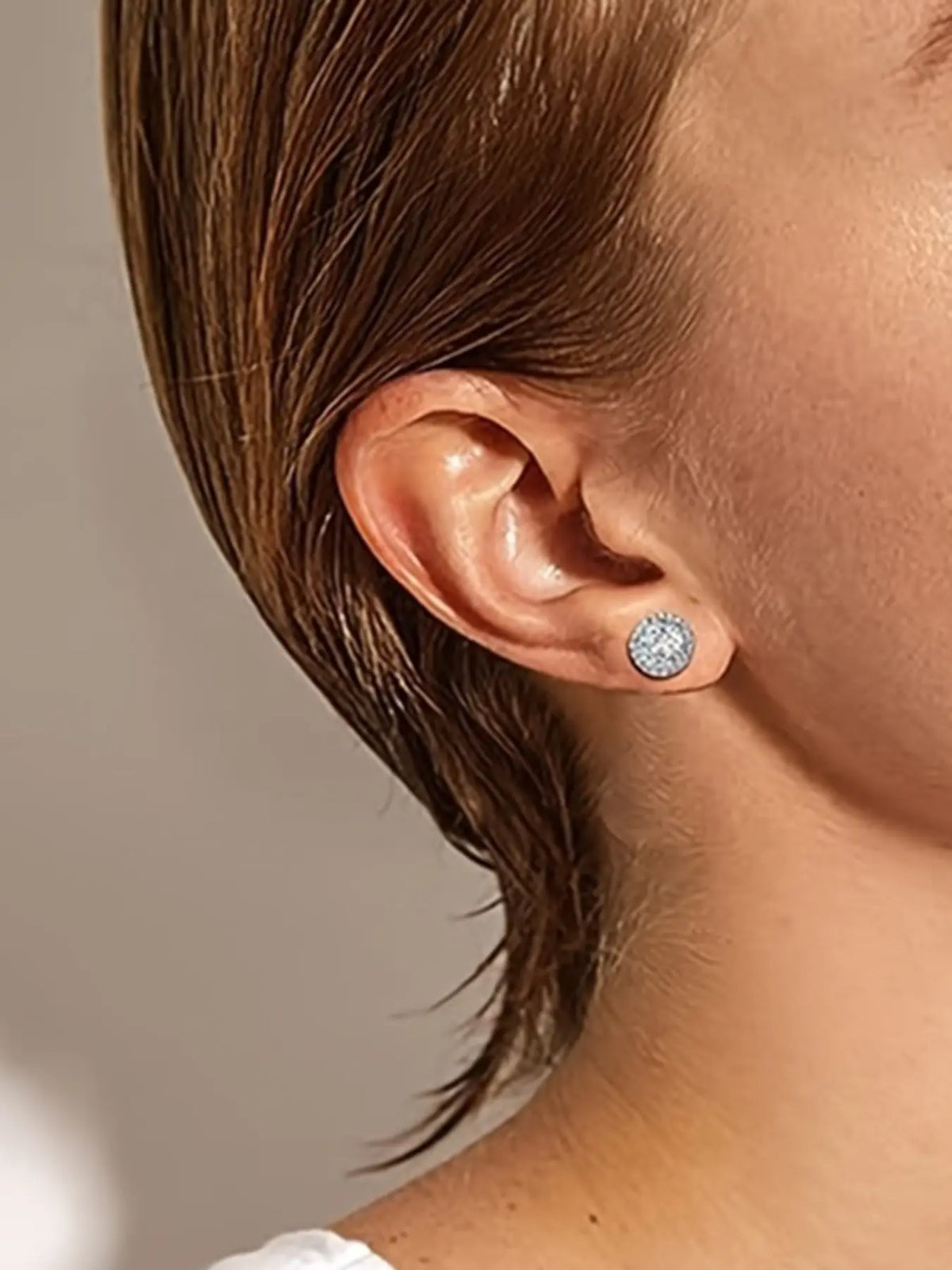 Women's Elegant Rhinestone Clip Earrings Set, High-Quality Stainless Steel, Perfect for All Seasons, DIY Party Accessories
