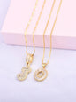 Initials Necklace with Box, 26 Letters Pendant Necklace, Alphabet Letter Necklace for Women & Girls, Fashion Jewelry for Party, Daily Decor, Trendy All-match & Exquisite Jewelry for Birthday Gift, Personalized Initial Necklace, Fashionable Accessory