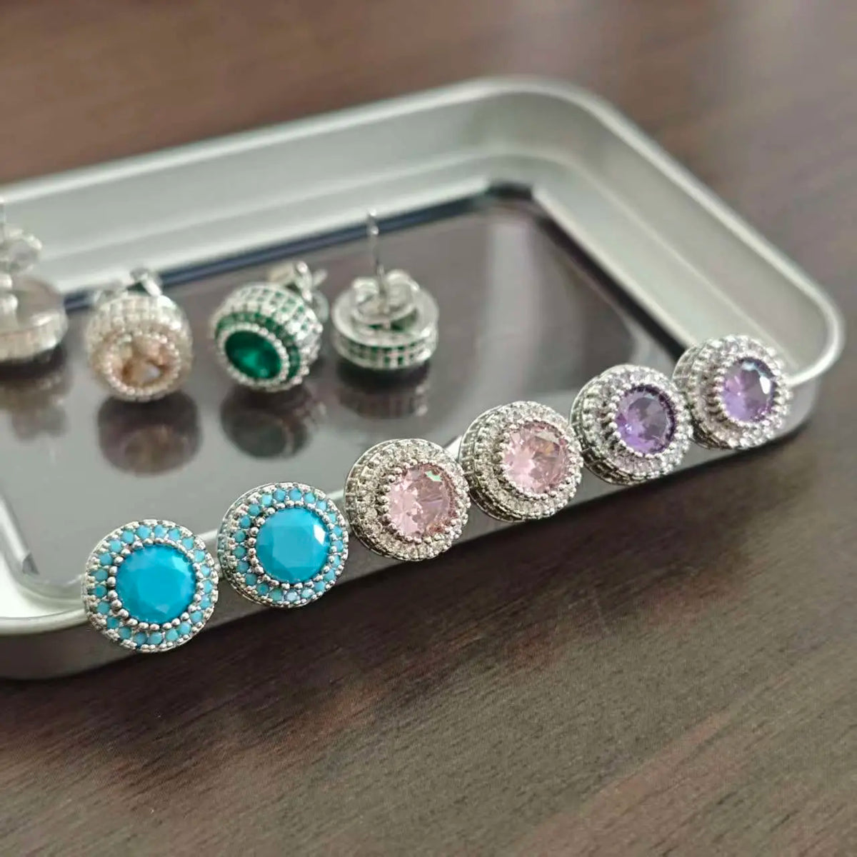 [Earrings] Trendy Hip Hop Style Super Flashing Earrings - Cool Street Unisex Daily Party Earring Collection Everyday Wear