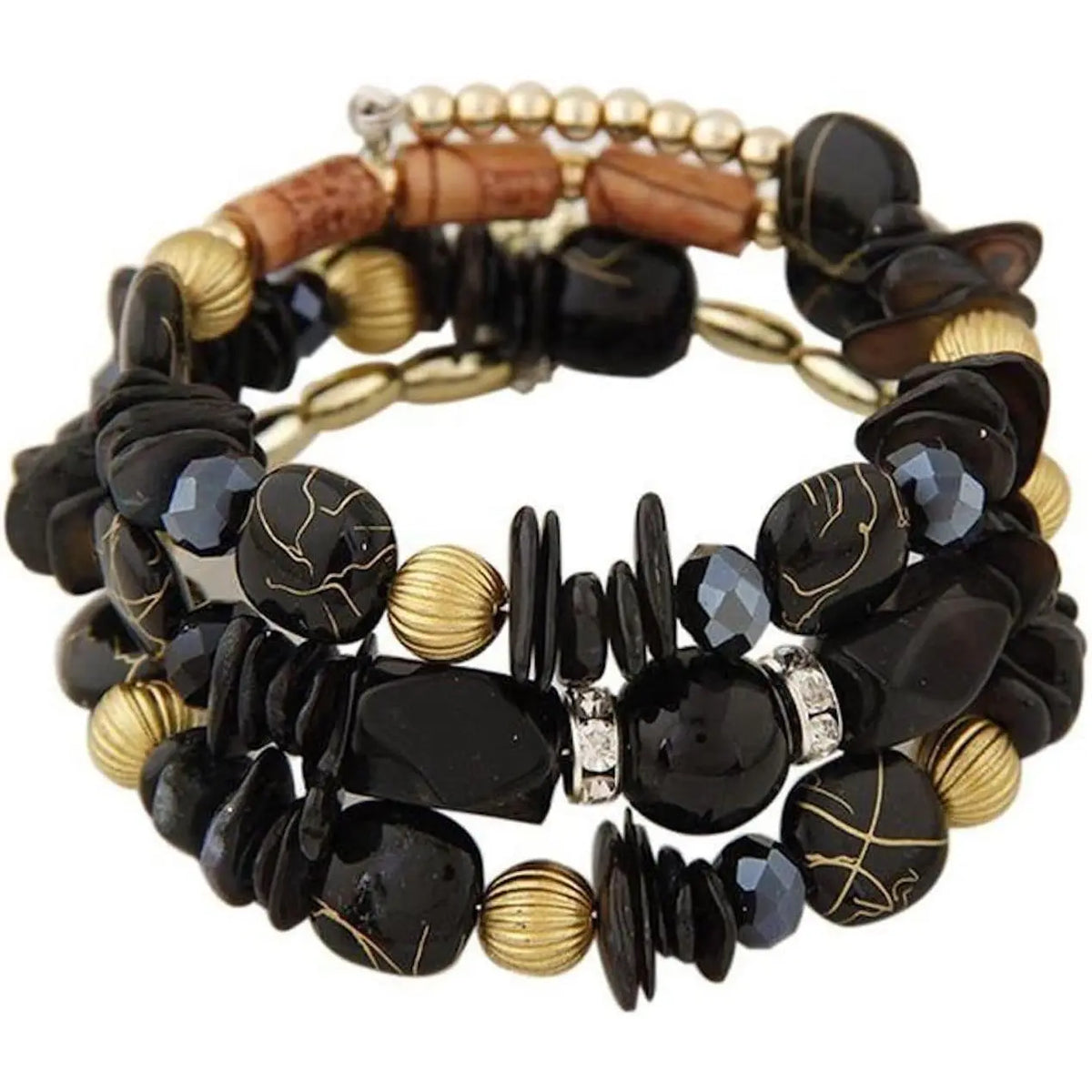 Women Beaded Bracelet Set| Colorful Boho Stackable Trendy Design with Crystal Accents Multilayer Bangle Bracelet| Fashion Stretch Braclets Jewelry for Women