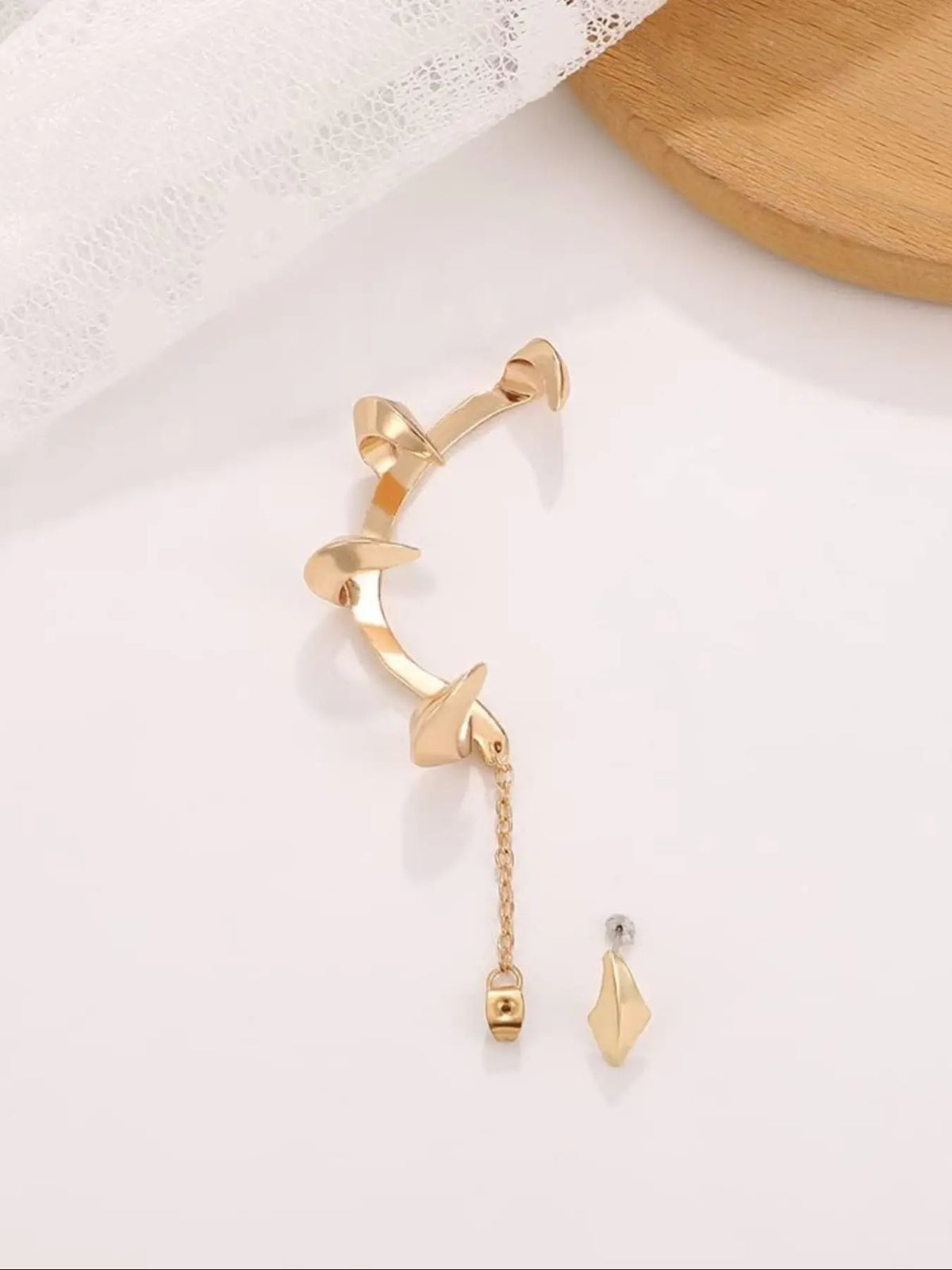Punk Style Demon Claw Ear Wrap,  Fashionable Gothic Earrings for Women & Men, Fashion Jewelry for Party, Daily Clothing Decor, Trendy All-match & Exquisite Jewelry for Birthday Gift