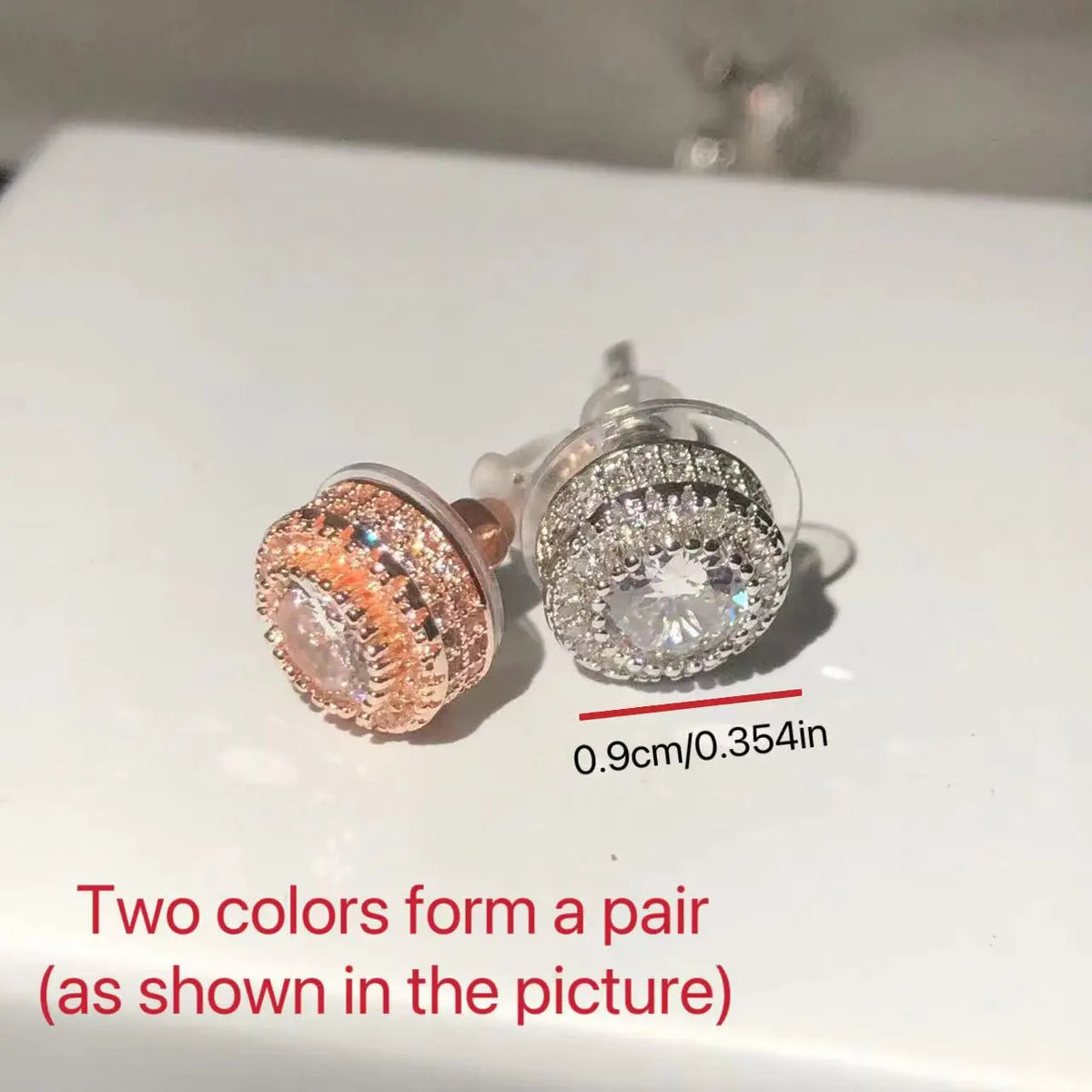 [Earrings] Trendy Hip Hop Style Super Flashing Earrings - Cool Street Unisex Daily Party Earring Collection Everyday Wear