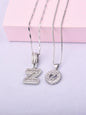 Initials Necklace with Box, 26 Letters Pendant Necklace, Alphabet Letter Necklace for Women & Girls, Fashion Jewelry for Party, Daily Decor, Trendy All-match & Exquisite Jewelry for Birthday Gift, Personalized Initial Necklace, Fashionable Accessory