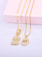 Initials Necklace with Box, 26 Letters Pendant Necklace, Alphabet Letter Necklace for Women & Girls, Fashion Jewelry for Party, Daily Decor, Trendy All-match & Exquisite Jewelry for Birthday Gift, Personalized Initial Necklace, Fashionable Accessory