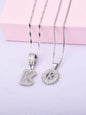 Initials Necklace with Box, 26 Letters Pendant Necklace, Alphabet Letter Necklace for Women & Girls, Fashion Jewelry for Party, Daily Decor, Trendy All-match & Exquisite Jewelry for Birthday Gift, Personalized Initial Necklace, Fashionable Accessory