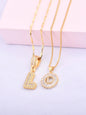 Initials Necklace with Box, 26 Letters Pendant Necklace, Alphabet Letter Necklace for Women & Girls, Fashion Jewelry for Party, Daily Decor, Trendy All-match & Exquisite Jewelry for Birthday Gift, Personalized Initial Necklace, Fashionable Accessory