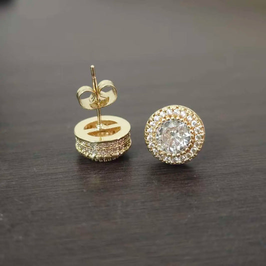[Earrings] Trendy Hip Hop Style Super Flashing Earrings - Cool Street Unisex Daily Party Earring Collection Everyday Wear