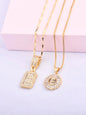 Initials Necklace with Box, 26 Letters Pendant Necklace, Alphabet Letter Necklace for Women & Girls, Fashion Jewelry for Party, Daily Decor, Trendy All-match & Exquisite Jewelry for Birthday Gift, Personalized Initial Necklace, Fashionable Accessory