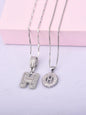 Initials Necklace with Box, 26 Letters Pendant Necklace, Alphabet Letter Necklace for Women & Girls, Fashion Jewelry for Party, Daily Decor, Trendy All-match & Exquisite Jewelry for Birthday Gift, Personalized Initial Necklace, Fashionable Accessory