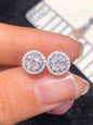 Rhinestone Decorated Stud Earrings, Fashionable Earrings for Women, Daily Clothing Decor, Birthday Gift, Ear Studs
