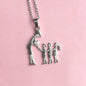 Family Members Necklace - Mom & Kids Pendant, "A Mother's Love Always With You", Perfect Necklace Gift for Women & Mothers