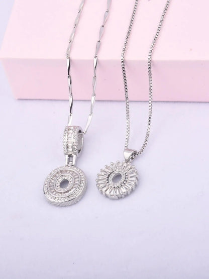 Initials Necklace with Box, 26 Letters Pendant Necklace, Alphabet Letter Necklace for Women & Girls, Fashion Jewelry for Party, Daily Decor, Trendy All-match & Exquisite Jewelry for Birthday Gift, Personalized Initial Necklace, Fashionable Accessory