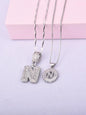 Initials Necklace with Box, 26 Letters Pendant Necklace, Alphabet Letter Necklace for Women & Girls, Fashion Jewelry for Party, Daily Decor, Trendy All-match & Exquisite Jewelry for Birthday Gift, Personalized Initial Necklace, Fashionable Accessory