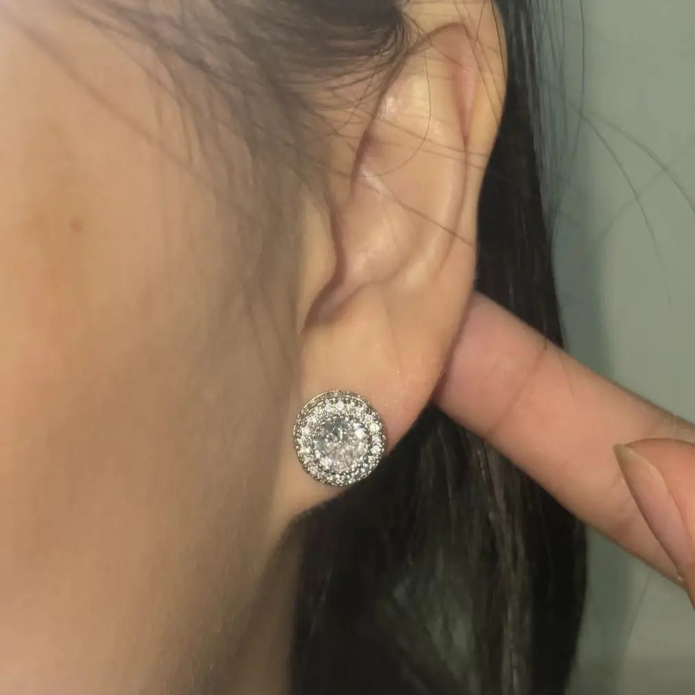 [Earrings] Trendy Hip Hop Style Super Flashing Earrings - Cool Street Unisex Daily Party Earring Collection Everyday Wear